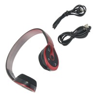 Bluetooth Stereo Headset BH-506 Wireless Bluetooth Headphone for Android Smart Phones Tablet PC Red