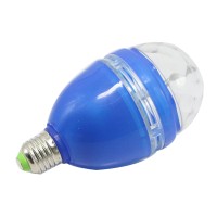 Mini Blue 3W E27 85-260V Colorful LED RGB Rotating Stage Lights Lamp KTV DJ Disco Stage Effect Lighting Bulb