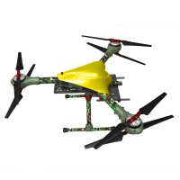 Alfa-Y3 750MM M Size Aircraft Carbon Fiber Alien 3 Axis Copter Camouflage 1KG Weight 1.5inch Prop