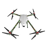 Alfa-Q4 850MM M Size Aircraft Carbon Fiber Frame Kit Alien 4 Axis Copter w/ Motor & Prop & Cover