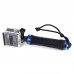 HG-3 Monopod Shooting Rod for Gopro Hero 3+/3/2/1 w/ String & Gopro Adapter Blue 