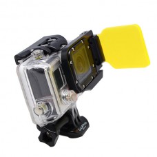 Gopro Hero3 Filter Gopro SJ4000 Gopro Yellow Diving Lens for Hero3