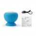 Suction Cup Mount Mini Bluetooth 3.0 Speaker Blue