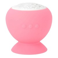 Suction Cup Mount Mini Bluetooth 3.0 Speaker Pink