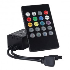 Music IR Controller 20 key Remote Sound Sensor For 3528/5050 RGB LED Light Strip