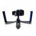 J69 Handheld 3 Axis Gimbal Stabilizer Electronic Gyroscope Autostability w/ Monolever & Double Handle for Micro SLR