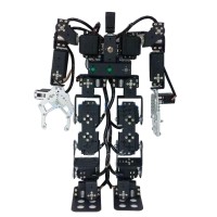 19DOF Humanoid Dancing Robot Biped Walking Robot for Teaching Competition (Full Frame Kits+19 Metal Tilters)