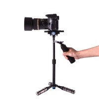 DSL-05 Aluminum Alloy Handle Stabilizer Camera Holder Monopod for 5D2 5D3 60D DSLR Camera Photography