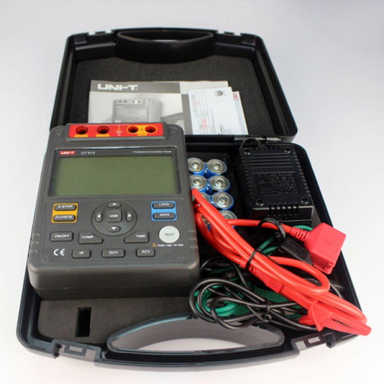 UNI-T UT513 Digital Insulation Resistance Tester Meter Megger 1M-1000G ...