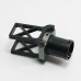 CNC Folding Tube Base for D25 Carbon Fiber Multi Rotor Folding Quad Hexa Octa Black/ Red