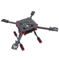 450mm Umbrella Folding Carbon Fiber Quadcopter with Folding Landing Gear for FPV Photography
