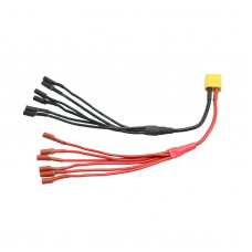 XT60 Banana Head One Divided Into Six 3.5MM for Multirotor Battery ESC Connector