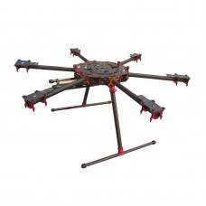 ATG-18-X6-680 18MM Arm Full Carbon Folding Hexacopter Kits for FPV Photography