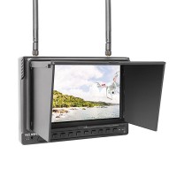 Feelworld 7 Inch FPV Monitor FPV732 Built in Dual Receiver for Aerial Photography