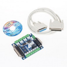 5 Axis CNC Breakout Board Interface Adapter + DB25 Cable