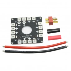 CRIUS MultiCopter Power Battery ESC Connection Board Power Distribution Board w/ T-Plug and Cable