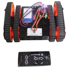 Finder Robot DG012-RP Cross Avoidance Track Smart Car Assembled Chassis & Control Board & Lipo Battery Charger