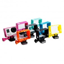 Gopro Hero4/3/3+ Accessories Colorful Portable Protective Frame Case Multi Colors