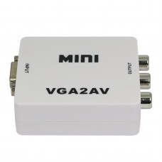 HDV-M625 VGA to AV Converter Scan Converter for Video Conference Home Theater