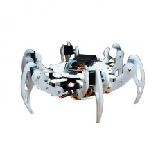 Plastic Hexapod Spider Mini Devlelopment Platform RC Robot Kits for Beginners