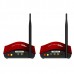 1 Transmitter to 2 Receiver PAT-556 With EU Adapter 5.8GHz Wireless 300m AV Sender with IR Signal Extension Cable Set