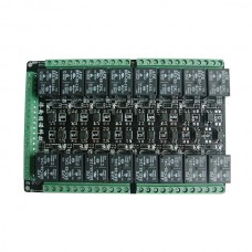 16 Channel Relay Module Control Board  5V 9V 12V 24V PLC Drive Board