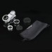 Universal External Lens Wide Angle + Microspur + Fisheye Lens Three in One for Iphone Samsung Xiaomi HTC Nokia Ipad