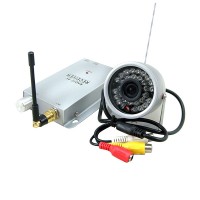 Wireless 1.2GHz RF 30-IR Night Vision Weatherproof Security Surveillance Camera