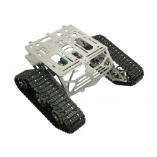 Metal Robot Chassis Track Arduino Tank Chassis Wali w/ Motor Stainless Steel