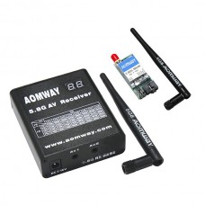 Aomway 5.8G 500mW Audio/Video AV Transmitter 5.8G Receiver FPV TX RX w/ Antenna 