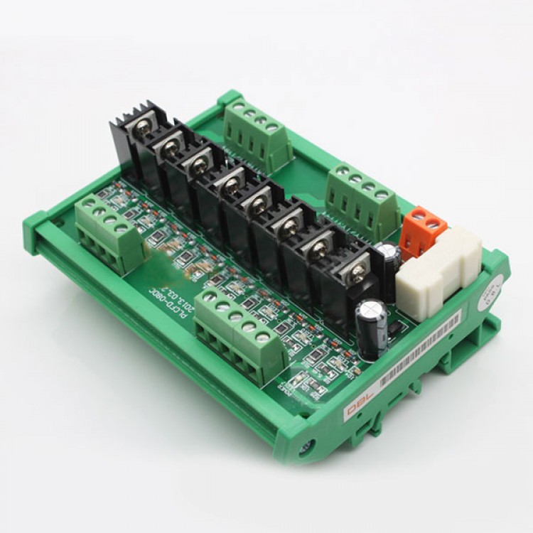 8 Channel PLC DC Amplifying Board Transistor Output Board Protection ...