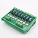 8 Channel PLC Amplifying Board Protection Board AC Silicon Controllable Optocoupler Isolation Board Output Board 8GG-AC