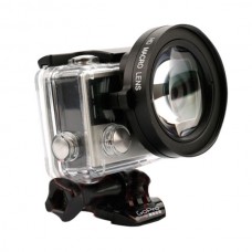 Professional Microspur Lens +16 Times Shooting Lens for Gopro Hero4 3+ Digital Camera