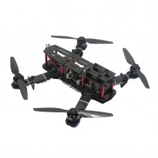 250mm Carbon Fiber 4 Axis Mini Quadcopter + CC3D Flight Controller & RcinPower 2204 Motor & Hobbywing 10A ESC