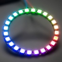 CJMCU 24 Byte WS2812 5050 RGB LED Built in Full Color Driving Color Light Round Develop Board