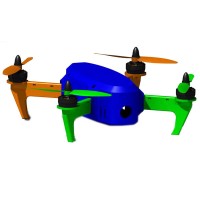 3D Print Customized PLA 250MM Quadcopter Frame Kits for FPV Photography