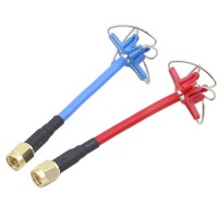 5.8G 3DBi Four Clover Transmitting Receiving RX TX Compatible Antenna RP-SMA for Multicopter FPV Photography