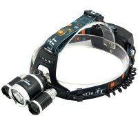 Boruit RJ5000 6000Lumens 3xCree XML T6 Headlamp Camping Headlight Cycling Lanterna LED