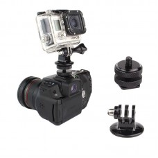 Triangle Adaptor + 1/4 Hot Shoe for Mini Gimbal Gopro Connecting with DSLR Camera