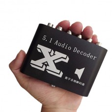 SX-512A 5.1 Audio Decodeder DTS DOLBY AC-3 Digital Optical Fiber Coaxial to 5.1 Channel Digital Audio Converter