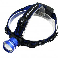 205 T6 Blue Strap Light High Power Headlamp for Hiking Fishing Outdoor Sports