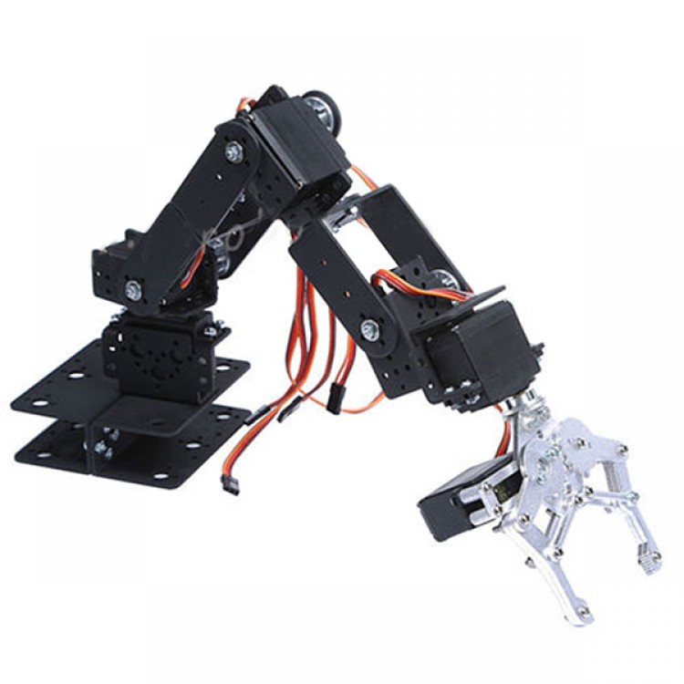 6DOF Mechanical Arm 3D Rotating Full Metal Structure Bracket &MG996R ...