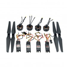 T-MOTOR Air Gear 200 Combo AIR2205 KV2000 Brushless Motor & T6535 Prop & AIR10A ESC for Multicopter FPV Photography 