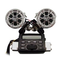 Motorcyle Modification Waterproof Dual Speaker Amplifier LED Display Radio  