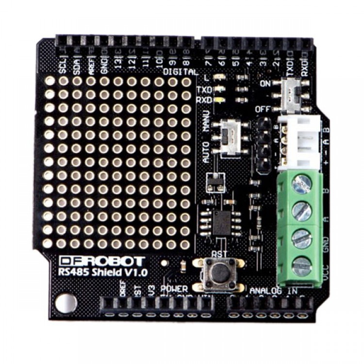 Arduino Opensource TTL to RS485 Expansion Board RS485 Shield - Free ...