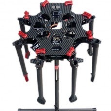 8 Axis S1000 Carbon Fiber Folding Octacopter Frame Kits + Electronic Landing Gear for FPV Photography 