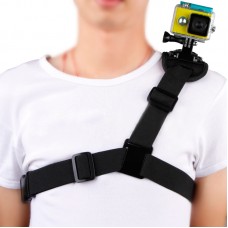 Single Shoulder Strap Chest Strap Fixation for Gopro Hero4 3+ 3 Xiaoyi Camera Extreme Sports Shooting