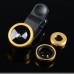 Phone Lens Wide Angle Microspur Fisheye Three In One Universal External Phone Lens  