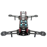 TM260 4-Axis 3K Carbon Fiber Quadcopter Frame Kit with Damping Board for FPV