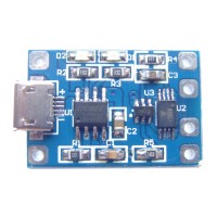 TP4056 lithium Battery Charging And Discharging Board Over-Current Protection Module18650 Micro USB 5-Pack